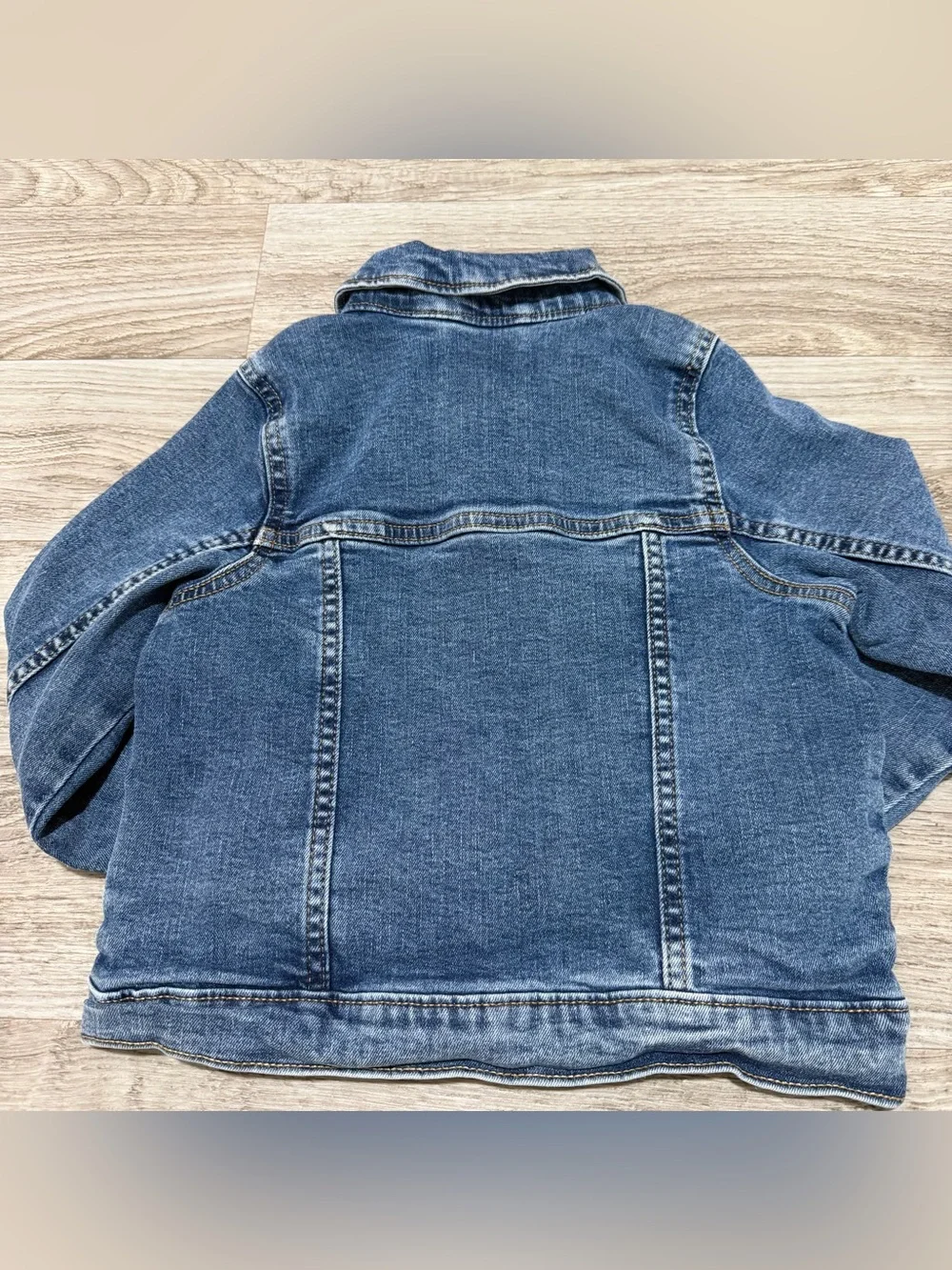 Old Navy Boys Classic Blue Button Front Denim Jacket Size 5T